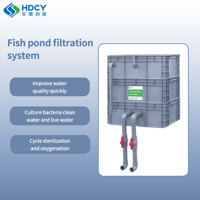Filtro de tanque de cambio de bacterias hidropónicas para limpieza de tanques de peces de goteo