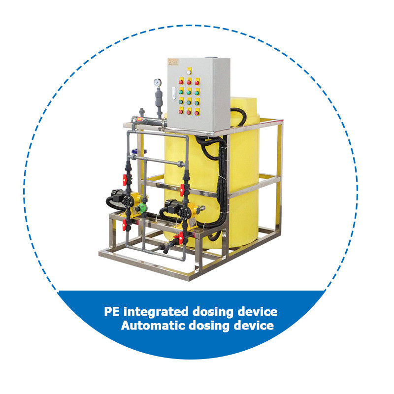 Dispositivo de dosificación integrado en PE Dispositivo de dosificación automático PAC/PAM Equipo de dosificación para el tratamiento de aguas residuales industriales