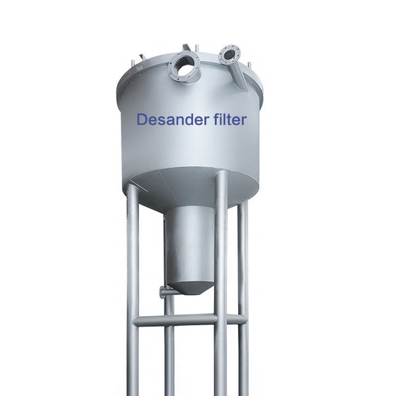 Swirl Filter Cone Desander Sand Water Separator Stainless Steel Desander Tank