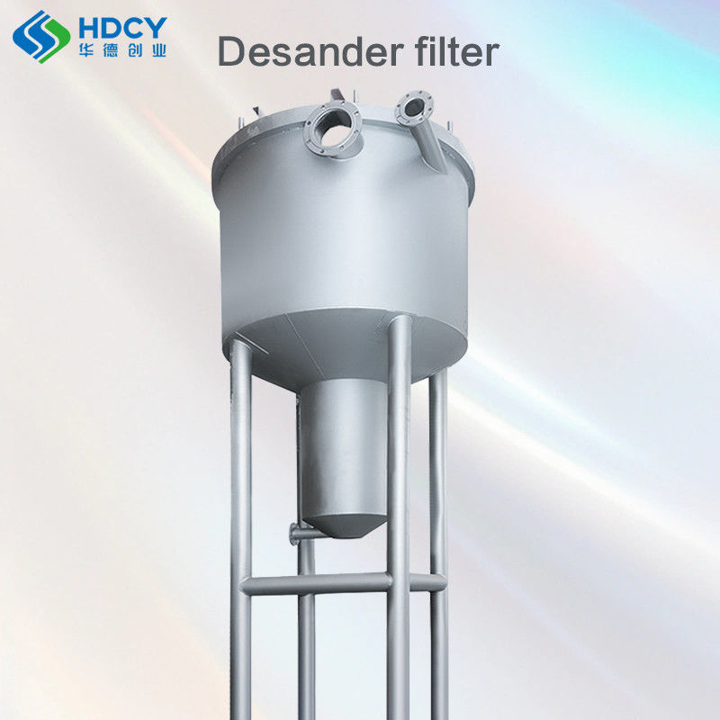 Swirl Filter Cone Desander Sand Water Separator Stainless Steel Desander Tank