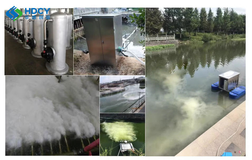Aerador sumergible micro nano de acero inoxidable para la purificación de oxígeno en el tratamiento de aguas residuales