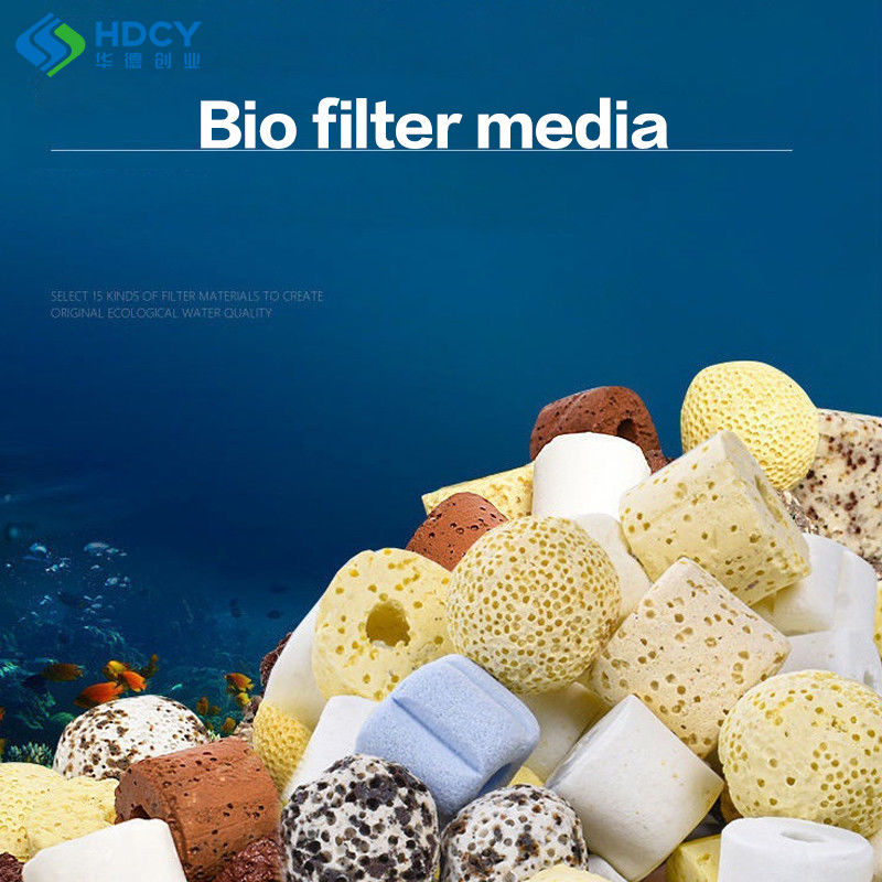250g/bag Ceramic Bio-porous Filter Medium Bio-ring Fish Tank Nitrifying Bacteria Biosphere