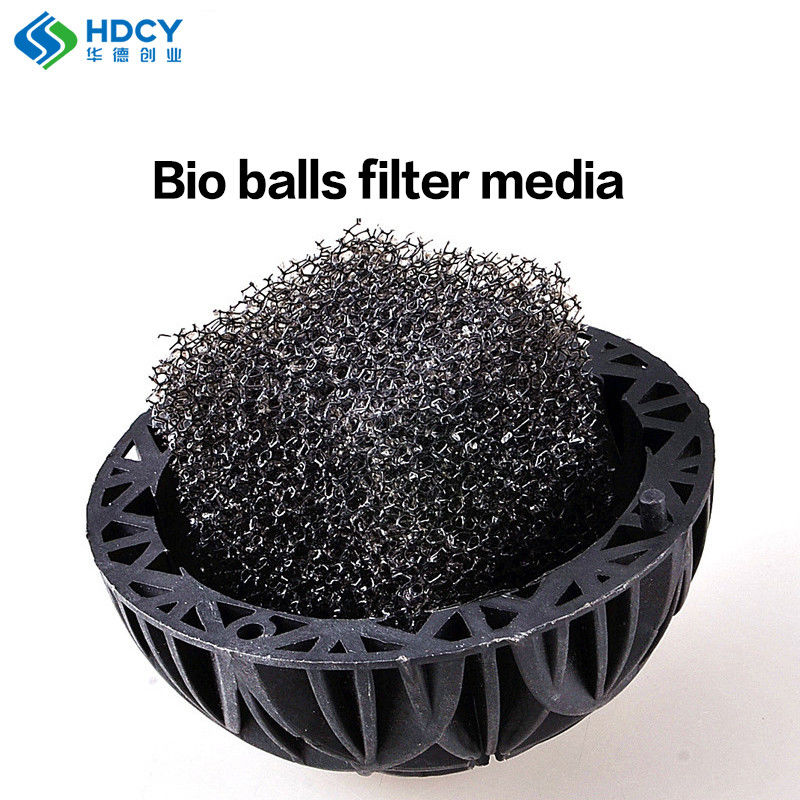 Material de filtro de acuario de gran volumen contiene filtro bioquímico de algodón de diámetro de 16 mm