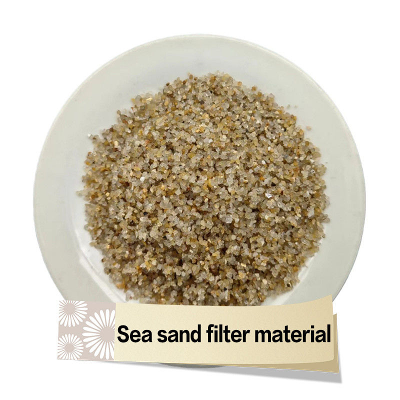 Material de filtro de arena marina resistente al desgaste para el tratamiento, purificación y filtración del agua