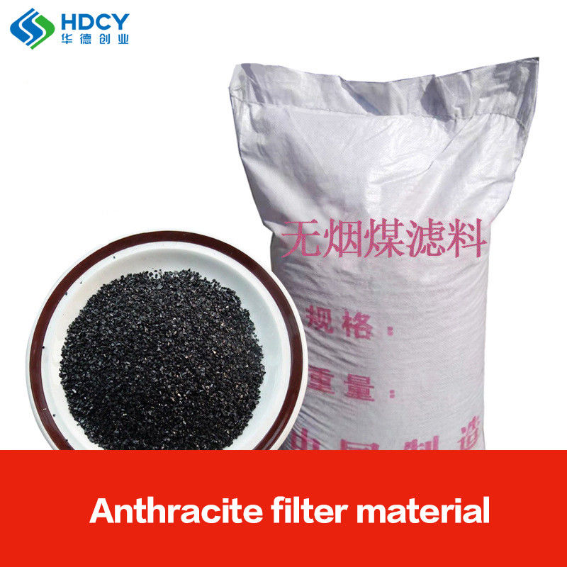 Tratamiento del agua Material de filtro de antracita refinada Purificación del agua potable Filtración de multimedios Filtración
