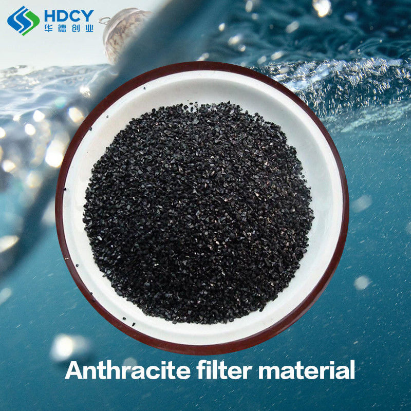 Tratamiento del agua Material de filtro de antracita refinada Purificación del agua potable Filtración de multimedios Filtración
