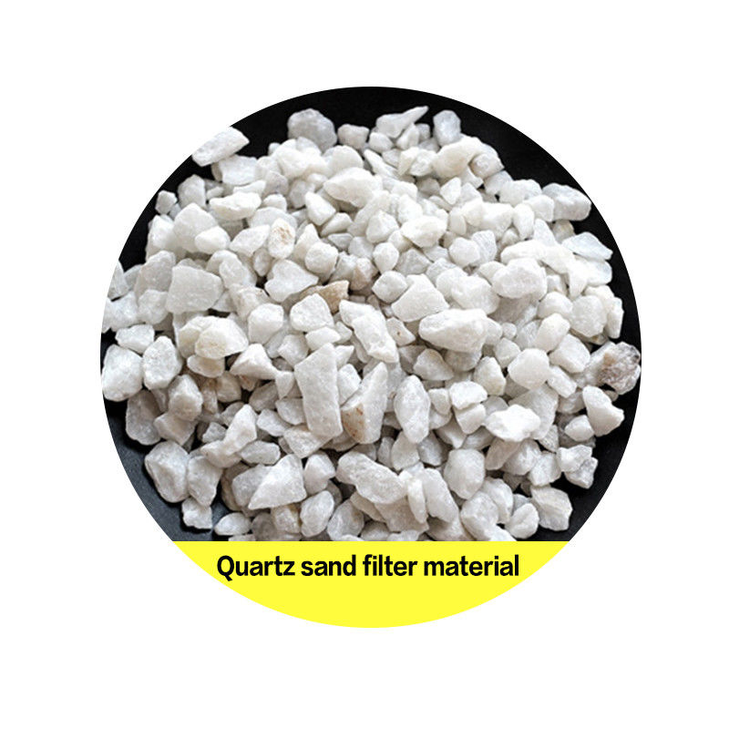 Quartz Sand Filter Material Natural Quartz Ore Processed Water Purification Material