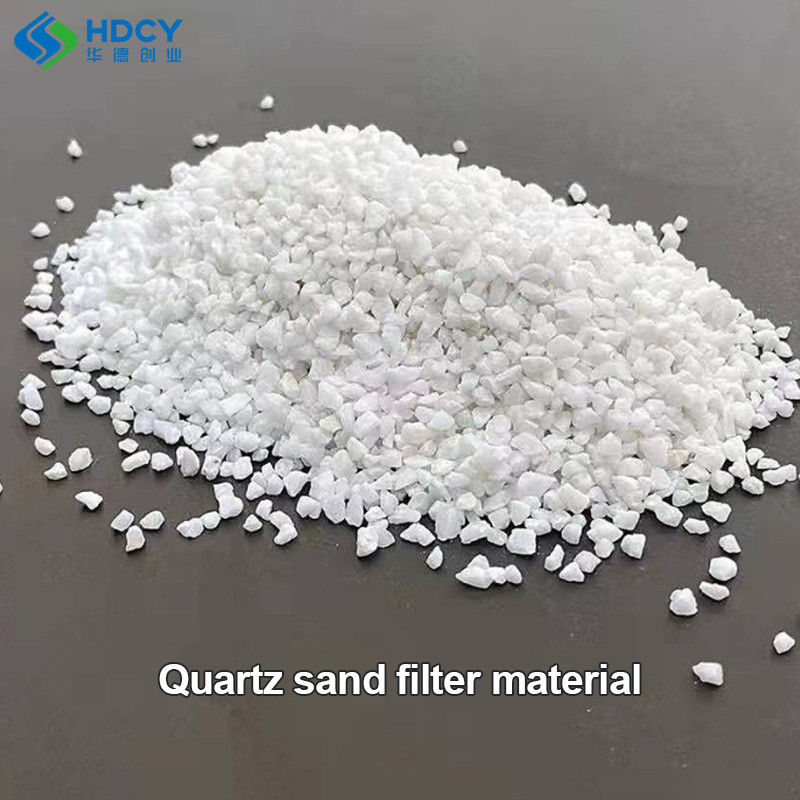 Quartz Sand Filter Material Natural Quartz Ore Processed Water Purification Material