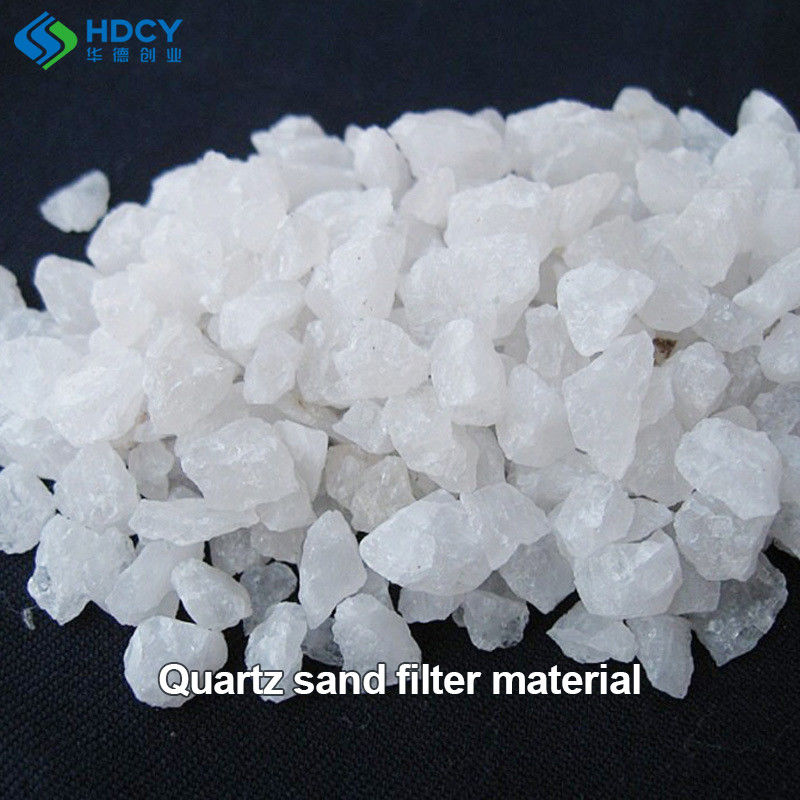 Quartz Sand Filter Material Natural Quartz Ore Processed Water Purification Material