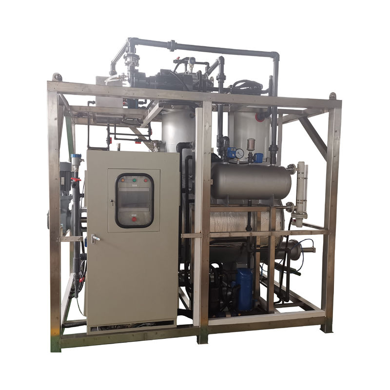 100 litros/hora Cristalizador evaporativo industrial 250L - 10000L Evaporador de tratamiento de aguas residuales para esterilización de agua